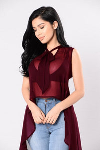 Hirigin Sexy Womens Transparent Fluoroscopy Sleeveless Loose Blouse Casual Shirt Summer Tops