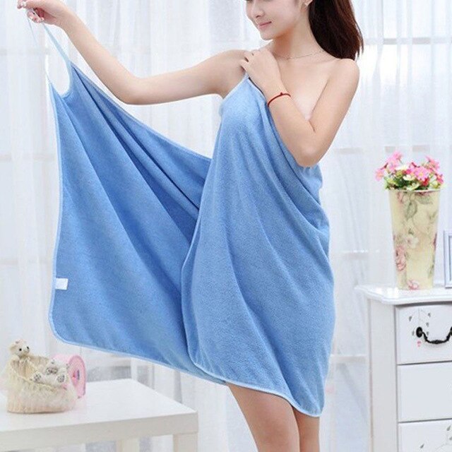 2019 Home Textile Towel Women Robes Bath Wearable Towel Dress Womens Lady Fast Drying Beach Spa Magical Nightwear Sleeping