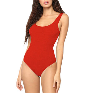 Sexy Fashion Women Camis Jumpsuit Solid Sleeveless Leotard Comfort Tops Romper Combinaison Pantalon Femme 2019 New Hot Sale YE