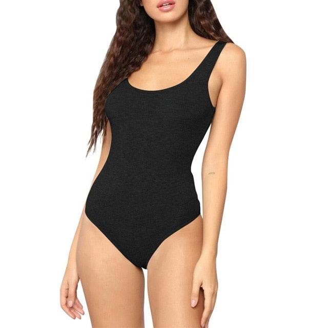 Sexy Fashion Women Camis Jumpsuit Solid Sleeveless Leotard Comfort Tops Romper Combinaison Pantalon Femme 2019 New Hot Sale YE