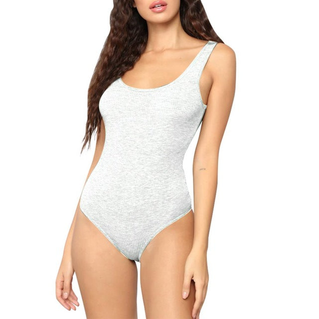 Sexy Fashion Women Camis Jumpsuit Solid Sleeveless Leotard Comfort Tops Romper Combinaison Pantalon Femme 2019 New Hot Sale YE