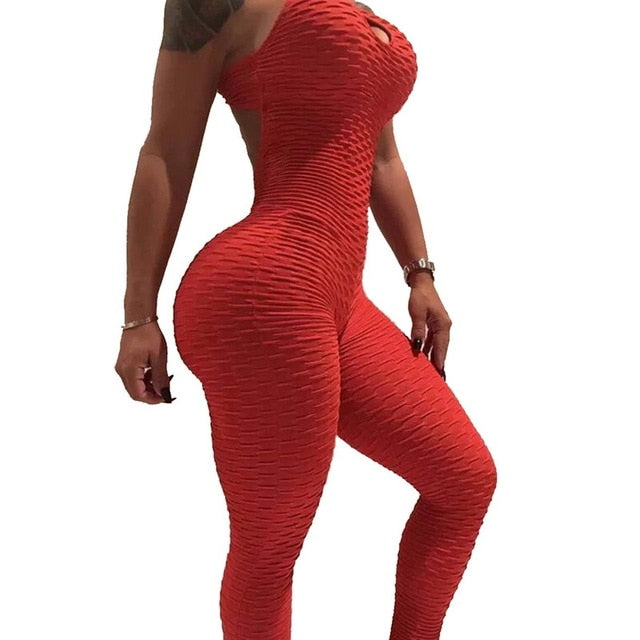 Black Sexy Anti Cellulite Bodysuit Women Backless Jumpsuit Tank Romper Catsuit Macacao Womens Jumpsuit Combinaison Femme