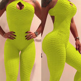 Black Sexy Anti Cellulite Bodysuit Women Backless Jumpsuit Tank Romper Catsuit Macacao Womens Jumpsuit Combinaison Femme